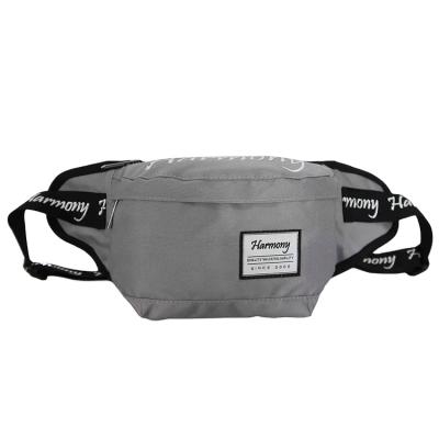 China Custom Function As Customer Requirements Fashionable Durable Pussy Waist Package Gray 600D Design Waist Bag for sale