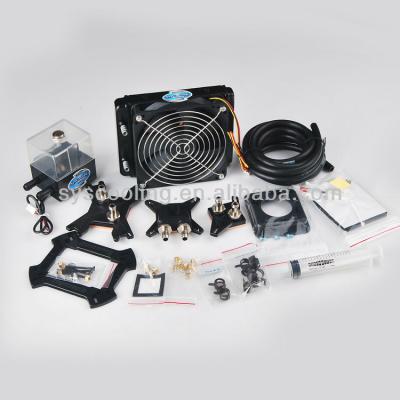 China Computer Case High Performance Good Quality Huge Lift Pump Chosen Water Block Uranus II CPU GPU Water Cooling Kit for sale