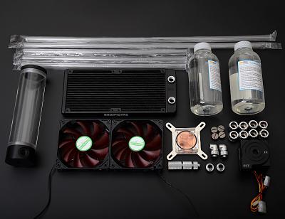 China Computer Case Syscooling Acrylic Transparent Hard Tube Water Cooling Kit For CPU,Computer Beaming System for sale