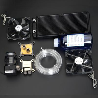 China New Water Cooling Block CPU GPU Kit Block Computer Case Syscooling Water Liquid Cooling Kit for sale