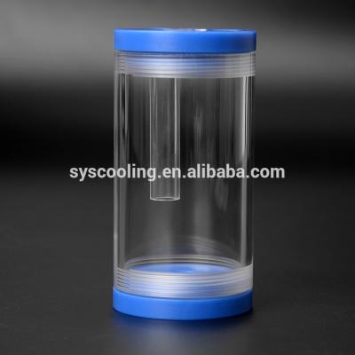 China Acrylic Colorful Computer Case Syscooling Appearance 130mm Volume Computer Water Cooling Pump Water Tank for sale