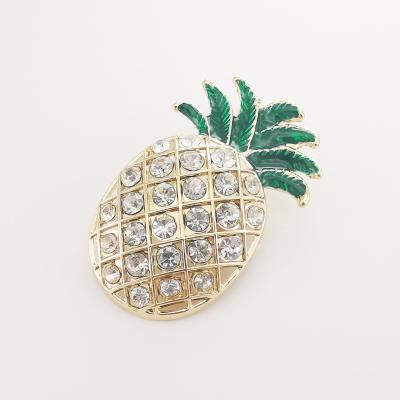 China Custom Shoe Buckle Pineapple Geometric Alloy Crystal Shoe Buckle Accessories for sale