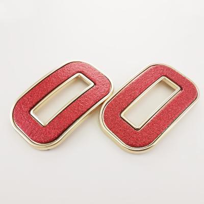 China ZINC METAL SHOE BUCKLE DECORATION ACCESSORIES RECTANGULAR WOMEN shoe buckle for sale