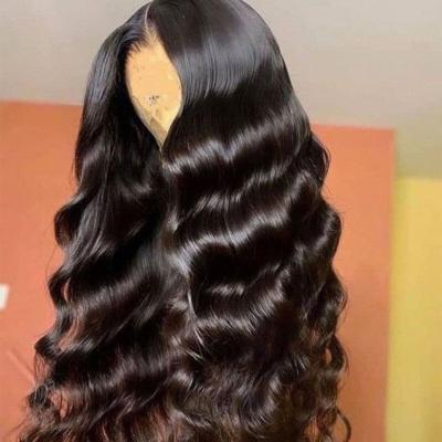 China Cheap Silky Straight Wave Human Hair Wigs For Black Women Virgin Brazilian Cuticle Aligned Hair 13x4 Lace Front Wig Loose Wave Hot Sale for sale