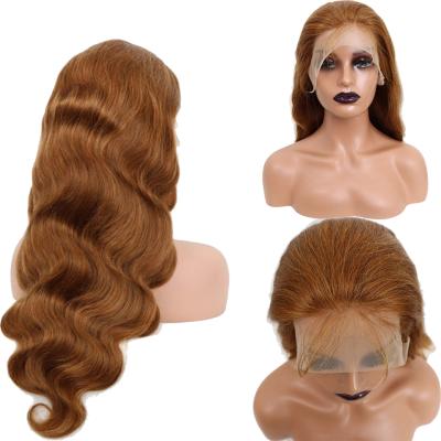 China Fast Silky Straight Wave Shipping 180 Density 100% Human Hair Full Frontal Wigs 30 Inches Hd Peruvian Body Wave Wig for sale