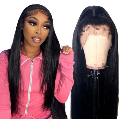 China High Frequency China Silky Straight Natural Color Long Swiss Lace Hair Wig For Full Lace Front Wigs Raw Indian Color Women Wig for sale