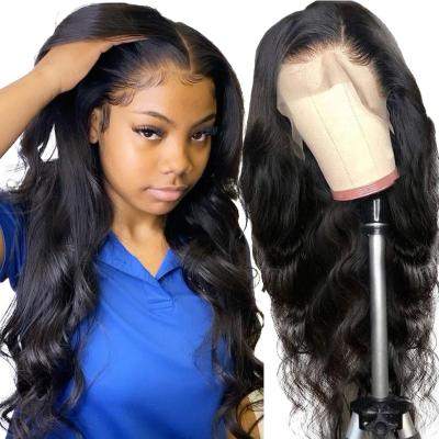 China Full Lace Human Hair Wigs 100% Hd Silky Straight Transparent Swiss Virgin Lace Front Wig Vendor Glueless Brazilian for sale