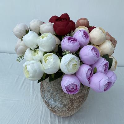 China Artificial Rose Flowers Real Touch Silk Rose Flowers Home Nature Bouquet Decoration Wedding Sale Hot Silk Stem For Sale for sale