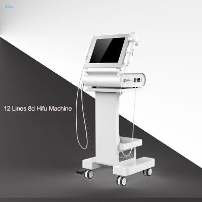 China 8D Movable Hifu Face Lifting Machine Skin Rejuvenation For Commercial use for sale