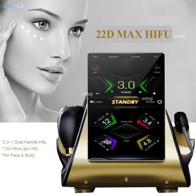 China Hifu 22D MAX Machine Multi 13d Hifu Machine en RF Lipo 7d Hifu voor gezicht en lichaam Te koop