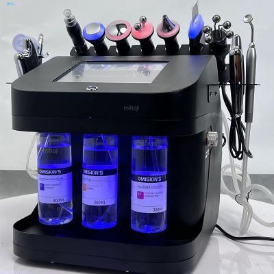 China Hydra Gezichtsmachines 8 In 1 Dermabrasie Gezichtsverjonging Hydro Machine Te koop