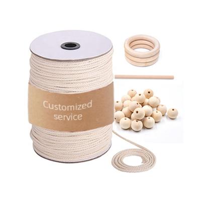 China Viable Macrame Rope 2mm Cotton Rope Macrame Kit For Bolso Macrame Wall Hanging Place Mat Curtains Chain Boho for sale