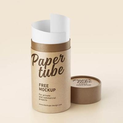 China Round Cardboard Cylinder Tube Box Wholesale Wrapping Paper Biodegradable Customized Paper Packaging Tube Eco Friendly for sale