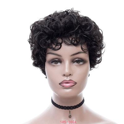 China STRINGHT synthetic 8 inch European and American temperament fashion curly hair ladies wig volume short wigs small for sale