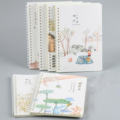 China A5 Creative Spiral Notebook Printing Cartoon Coil Notebook Minimalist Notebook for sale