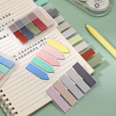 China Self Adhesive Sticky Index Tabs Custom Page Markers Arrow Flag Tabs Pet Colored Sticky Notes For Page Marker Bookmarks for sale