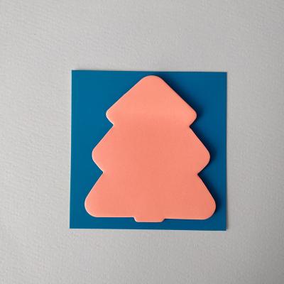 China Wholesale 7*7cm self-adhesive fluorescence factory sticky notes shaped assorted sticky notes to color sticky notes for sale