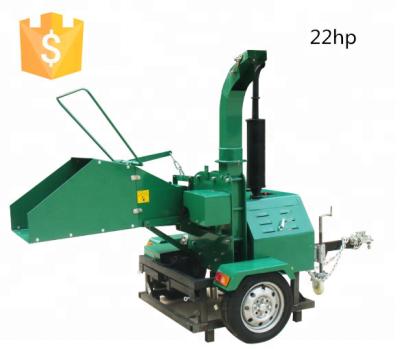 Chine Crush Wood Into 18HP-50HP Chips Diesel Engine Wood Chips Making Machine Wood Chipper à vendre