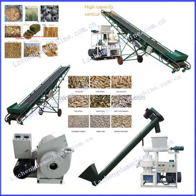 China 3m heat resistant screw conveyor for hammer mill 4m 6m 8m belt conveyor for pellet mill for sale