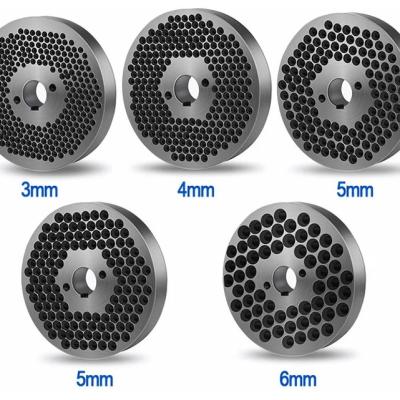 Chine Building material shops 8 mm 9 mm and 10 mm diameter die KL120 pellet mill hole size die mold à vendre