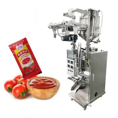 China Honey Ketchup Packing Tomato Sauce Filling Sealing Packaging Machine Food Packaging Sealing Machine Sachet Machine for sale