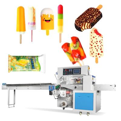 China Automatic Food Promotion Lollipop Packing Machine Popsicle Sealing Machine Ice Cream Bar Popsicle Wrapper Packaging Machine for sale