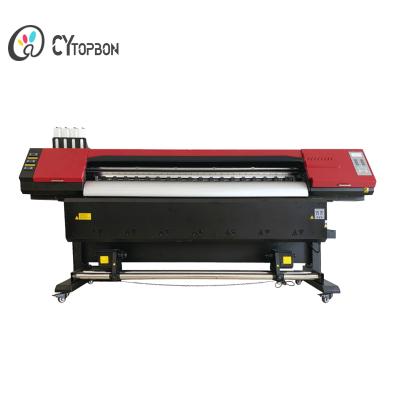 China Indoor Outdoor 8feet Advertising 2.5m Roll To Roll UV Printer With 2pcs Print Head for sale