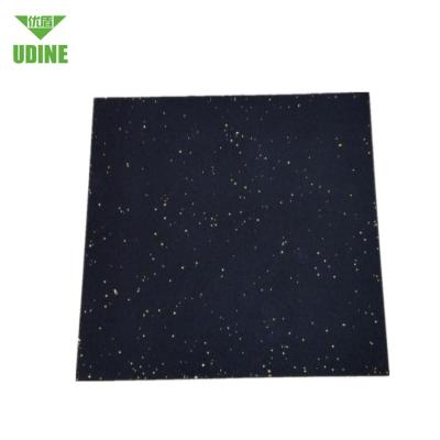 China Factory Wholesale Home Gym Gym Mat Rubber Flooring For Gym Heavy Duty Area With Stains Into Small Particles Of The Materials for sale