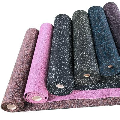 Chine 10mm Recycled Synthets Smooth Durable Gym Modern Rubber Epdm Flooring Roll For Sale à vendre