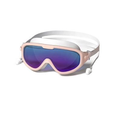 China Durable Panoramic View Swimming Goggles With Ear Plug for sale