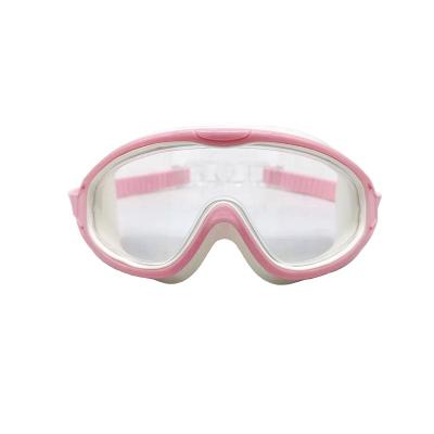 China OEM Big Frame Brand Top Anti Fog Lens Kids UV Wide Sight Swim Goggles for sale