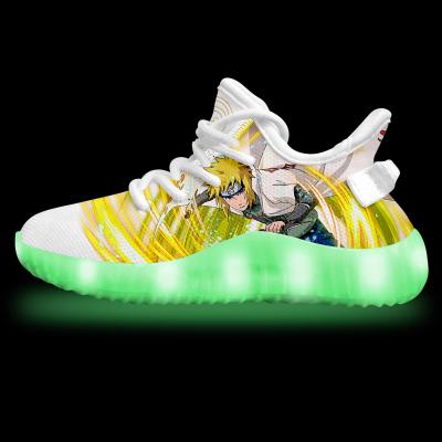 China Usb Classic Style Kids Athletic Shoes Child Sport Light Up Kid's Sports Shoes for sale