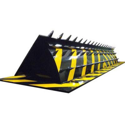 China Anti - Collision Hydraulic Traffic And Physical Security Barrier Q235 Carbon Steel Access Road Blocker for sale