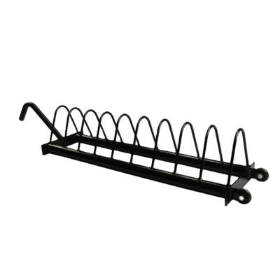 China Durable Gym Fitness Equipment Competition Strength Weight Plate Storage Bumper Rack for sale