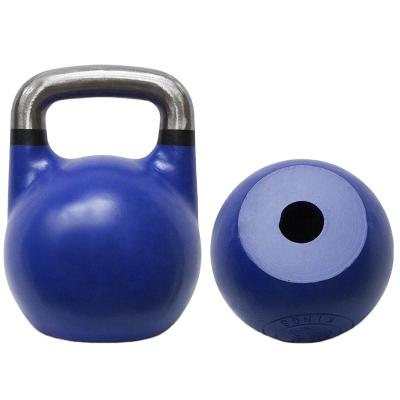 China Cast Iron Rizhao Weightlifting Cavity 35mm Competition Kettlebell for sale