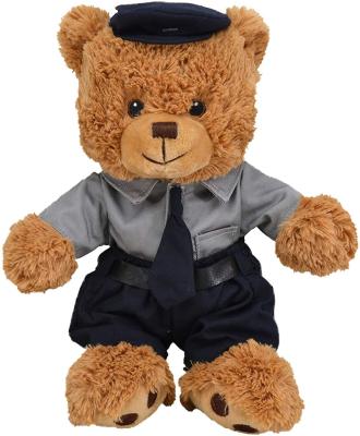 China Stuffed Plush Policeman, Firefighter, Chief, Soldier, Handyman Bear Toy and Cute Dog Amazing Gift for Kids and Adults for sale