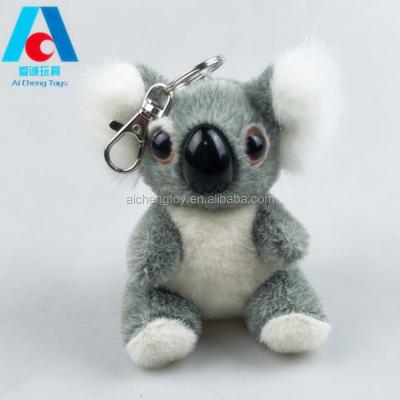 China Dongguan Plush Toys Factory Customize 12cm Plush Koala Bear Keychain Toys for sale