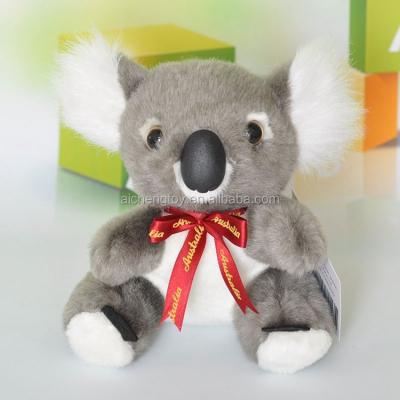 China Plush Factory Customize High Quality Plush Stuffed Animal Koala Bear With Ribbon Printing Logo for sale