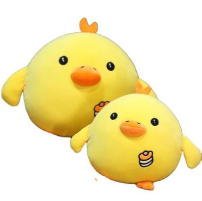 China Creative Yellow Kawaii Stuffed Chicken Plush Small Dolls Soft Plush Toys Decoration Stuffed Pillow Customized Manufacturers for sale