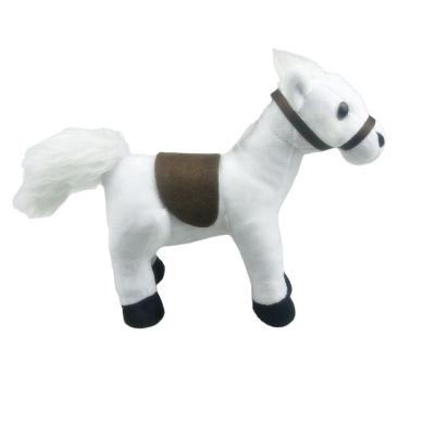 China Stuffed Plush White Horse Toy Stuffed Promotional Plush Doll Toy 20cm White Horse Stuffed Animal Toy for sale