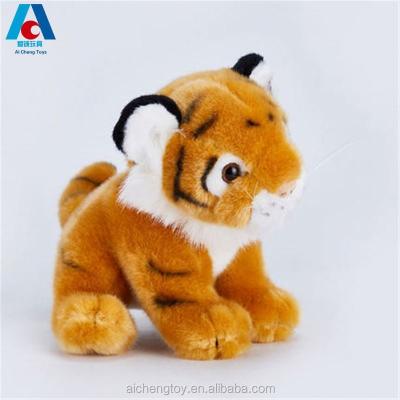 China Cute Plush Simulation Mini Plush Stuffed Tiger Toys for sale