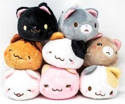 China New Colorful Plush OEM Cat Plush Soft Toy for sale