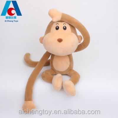 China Comfortable Magnetic Flexible Long Arms and Long Legs Stuffed Monkey Toy for sale