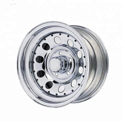 China Offroad Car Chrome Wheels 13inch Size Steel Wheel For Off Road Camper Trailer Wheel for sale