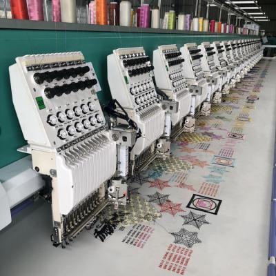 China Factory HongTian 1220 +easy flat chenille + easy tying mixed embroidery machine for sale