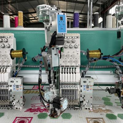 China Factory 6 Needle 15 Head High Speed ​​OLH Easy Tie And Double Beads Embroidery Machine for sale