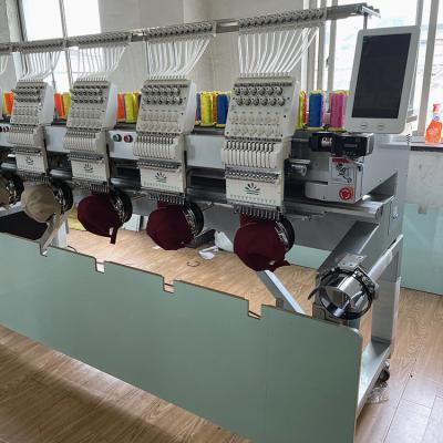 China Factory Hongtian recoma home use embroidery machine 4 head 12 needles for sale