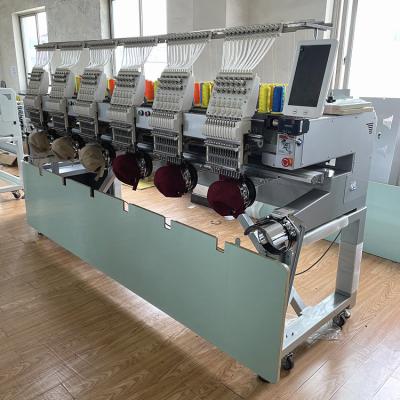 China Factory Hongtian recoma home use embroidery machine 6 head 12 needles for sale