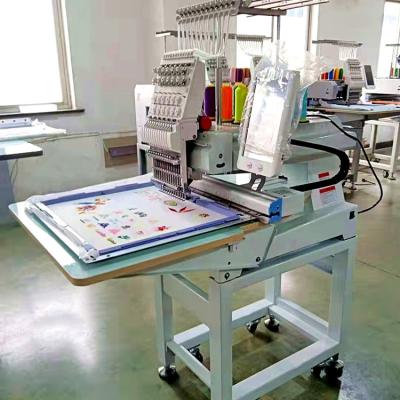 China Hongtian Factory One Head Mini Computer Hat Embroidery Machine for sale