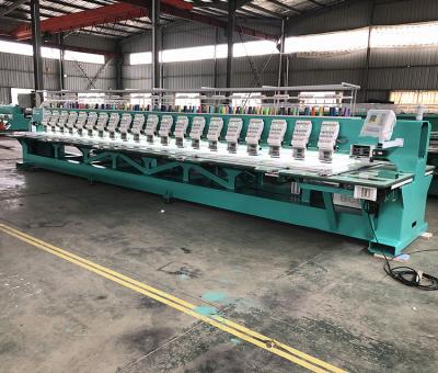 China Hongtian Factory Replace 9 Needles 20 Heads Flat Embroidery Machine From Bangladesh for sale